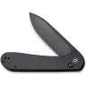 Складной нож CIVIVI ELEMENTUM Button Lock Blackwash сталь 14C28N, рукоять Black G10 C2103A